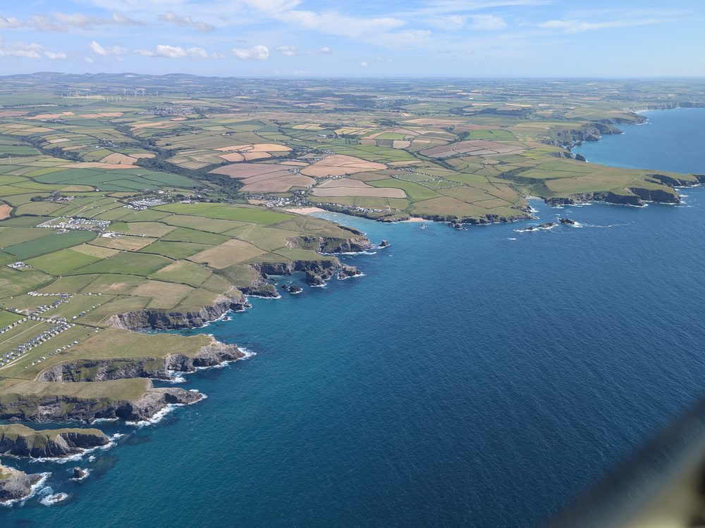 A club fly-out along the South West coast