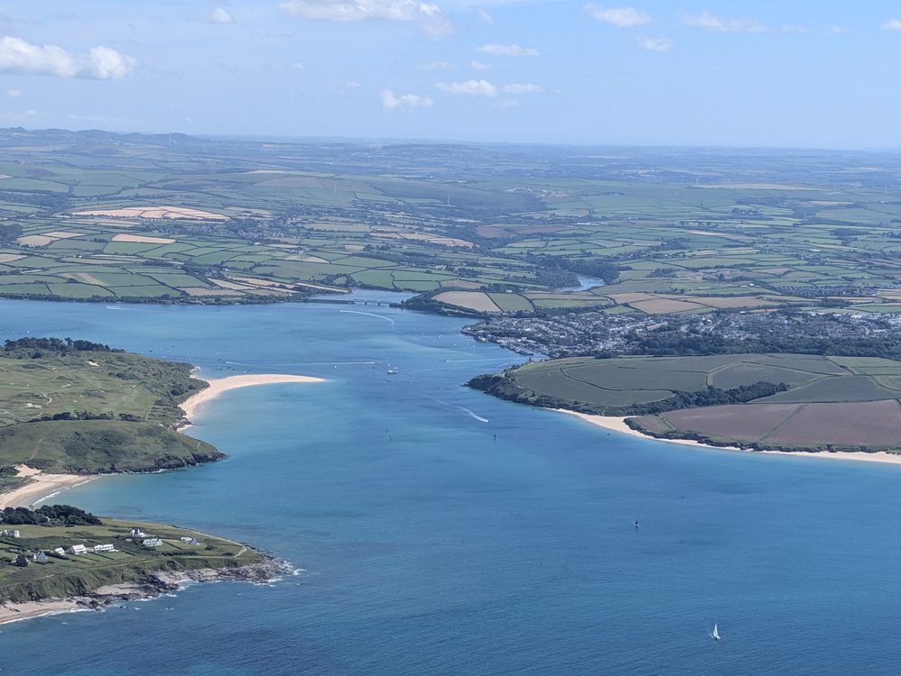 A club fly-out along the South West coast